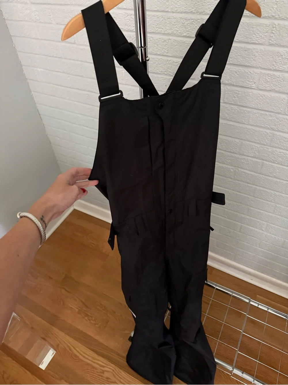 The North Face Men's Black Freedom Bibs - Worn Once